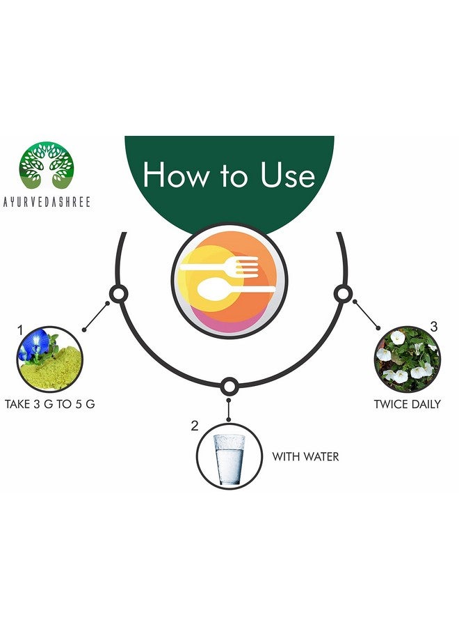 AYURVEDASHREE Shankhpushpi Powder 200 Gm | Convolvulus Pluricaulis | Supports Immunity System | Vegan | Non GMO | GMP Certified | Gluten Free - Image 4