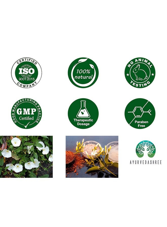 AYURVEDASHREE Shankhpushpi Powder 200 Gm | Convolvulus Pluricaulis | Supports Immunity System | Vegan | Non GMO | GMP Certified | Gluten Free - Image 3
