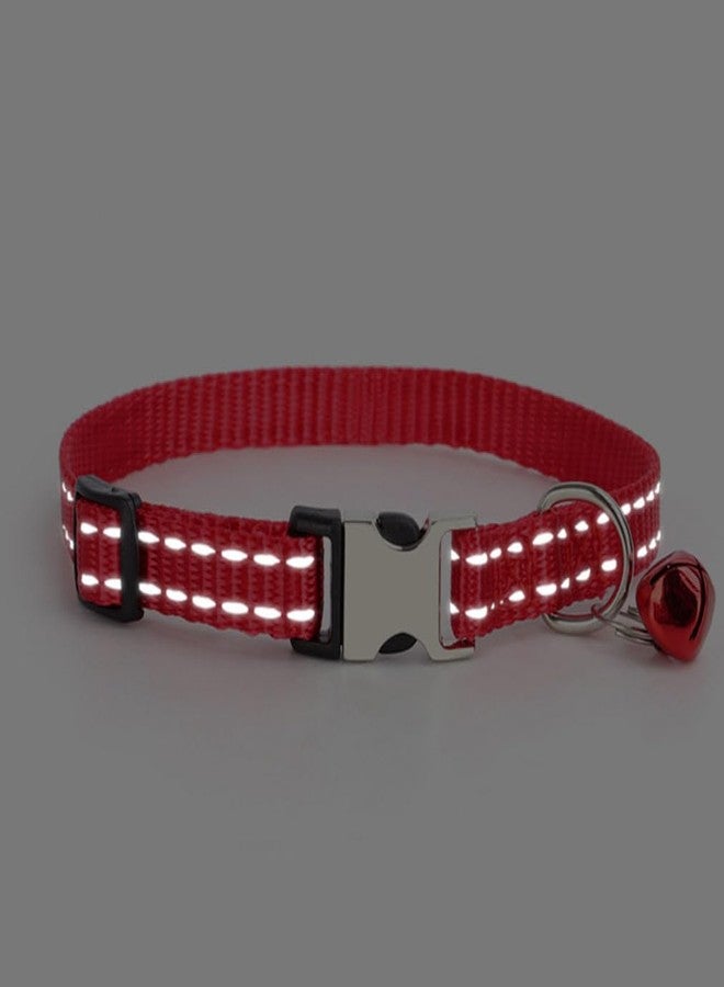 cyhaen Light Blue XXS Dog Collar with Bell, Reflective Nylon Puppy Collars Boy,Collar with Bell for Dog Puppy for XXS Xs Tiny Little Pet Cat,Neck 7.5-11 Inch - Image 4