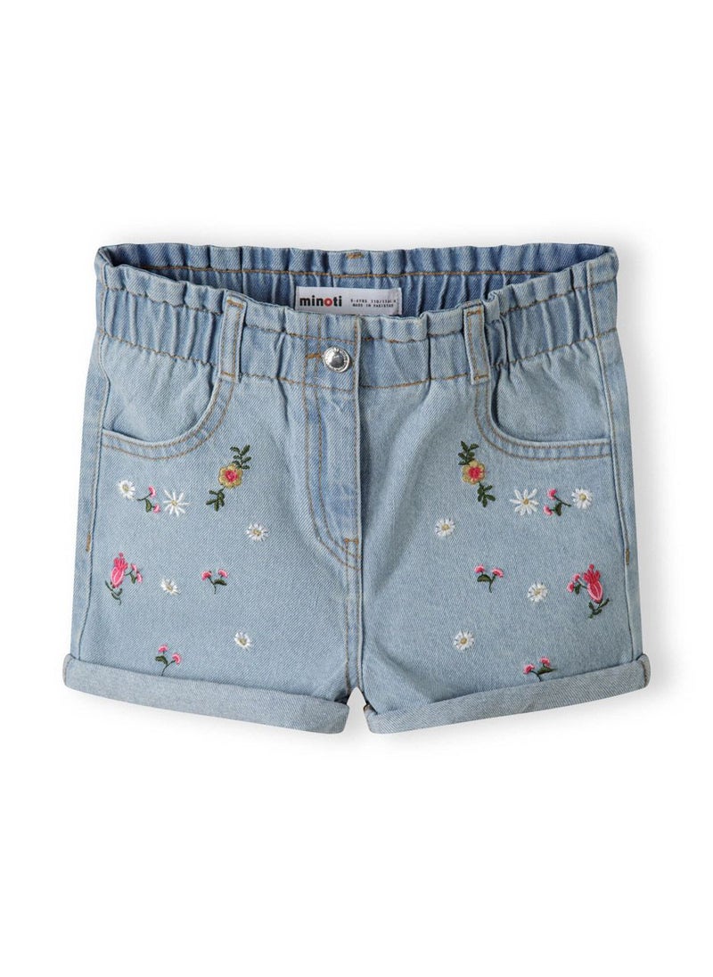 مينوتي شورت جينز للبنات الرضع - Image 1