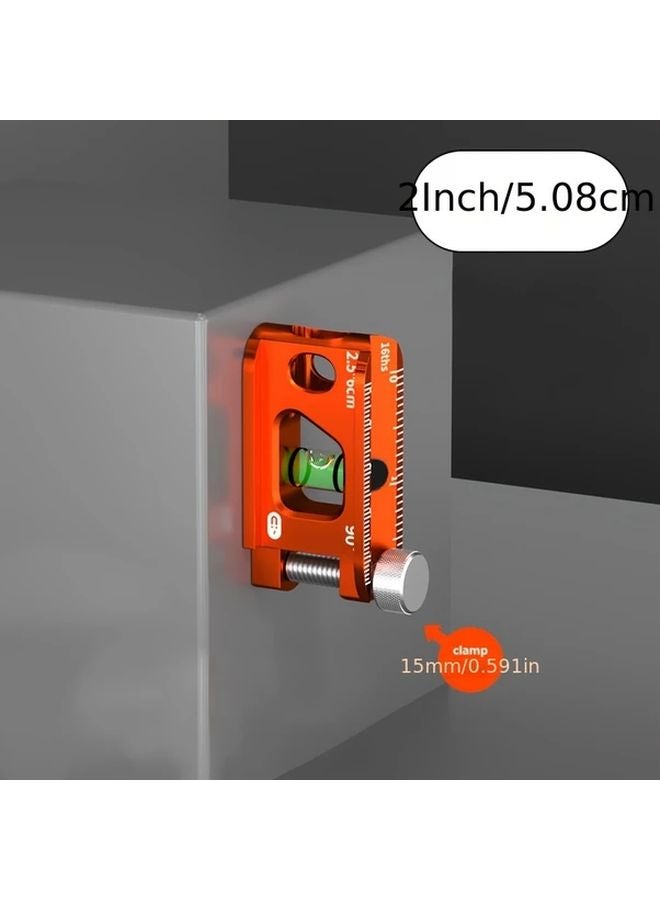 Mini Magnetic Level Tool Small Size High Precision Bubble Vial For DIY Carpentry - Image 1