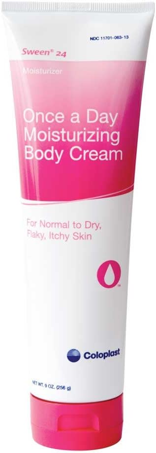 Coloplast كريم سوين 24 المرطب الواقي للبشرة بدون رائحة تطبيق مرة واحدة يوميًا 2 أونصة 7091 علبة من 12