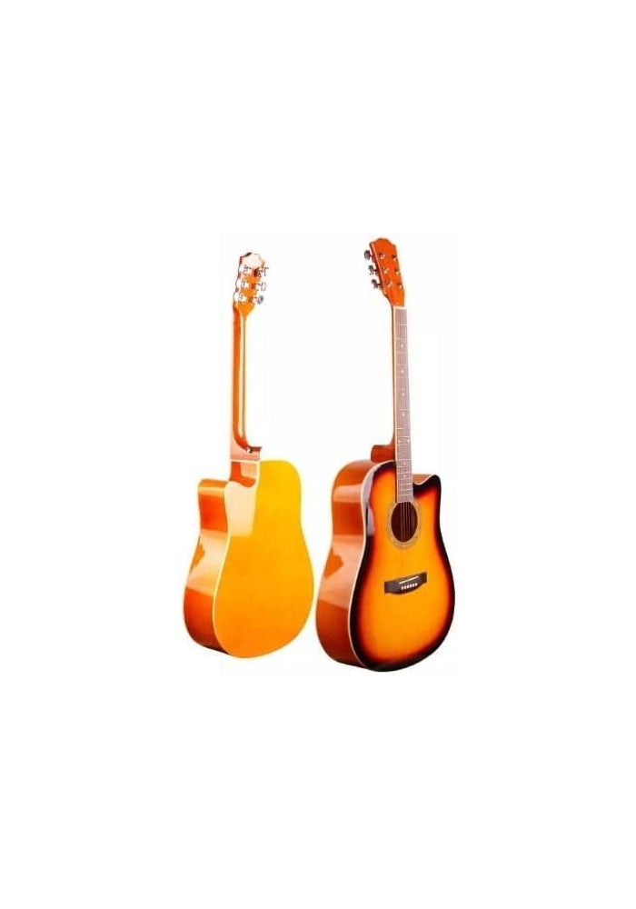 MegArya Student Acoustic Guitar Kit with Sunburst Finish - Image 3