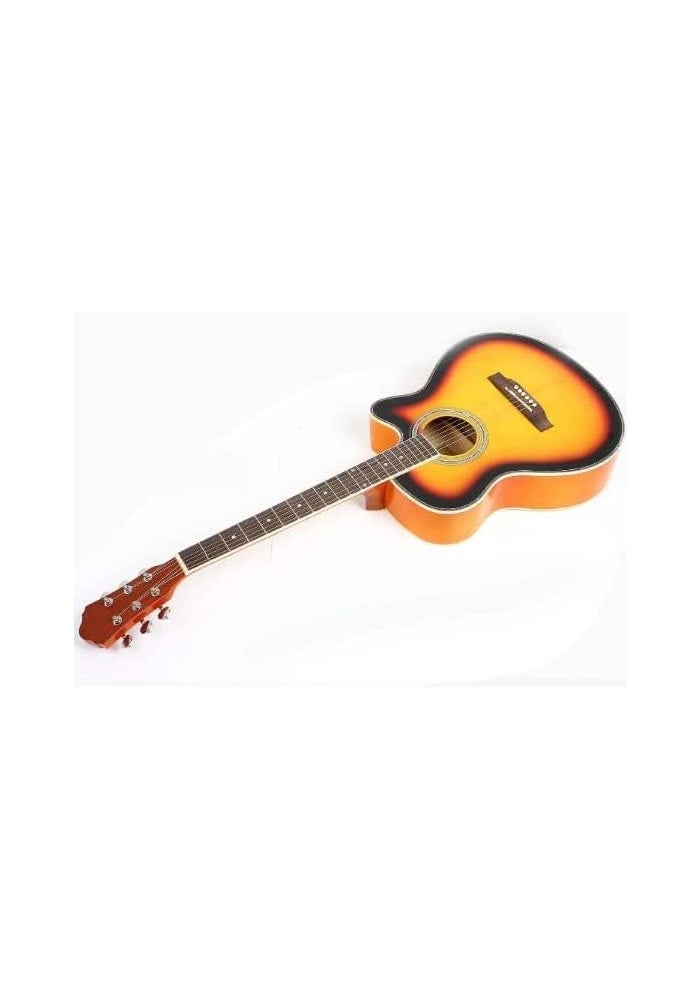 MegArya Student Acoustic Guitar Kit with Sunburst Finish - Image 5