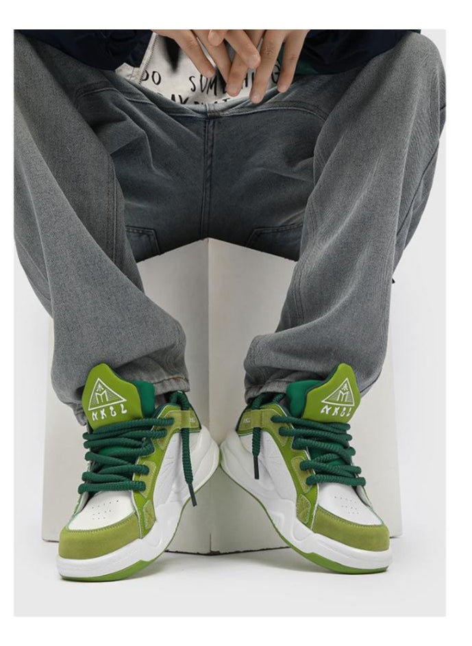 KUYING - New Thick Sole Elevated Board Shoes - Image 1