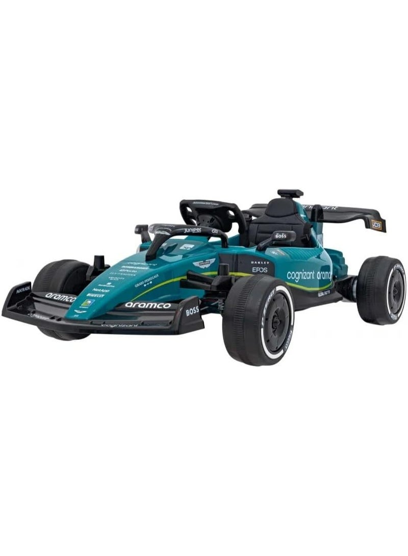 RALLY Kids Electric Formula Ride-On Car | 24V 5Ah Battery | Dual Motor | EVA Tires | Leather Seat | MP3 & USB Music | Age 3–7 Years - Image 1