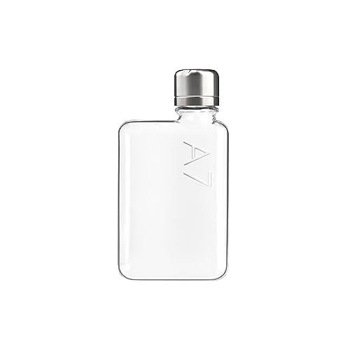 memobottle A7 6oz / 180ml - Slim & flat water bottle designed to fit in your bag - BPA-Free Tritan - Image 1