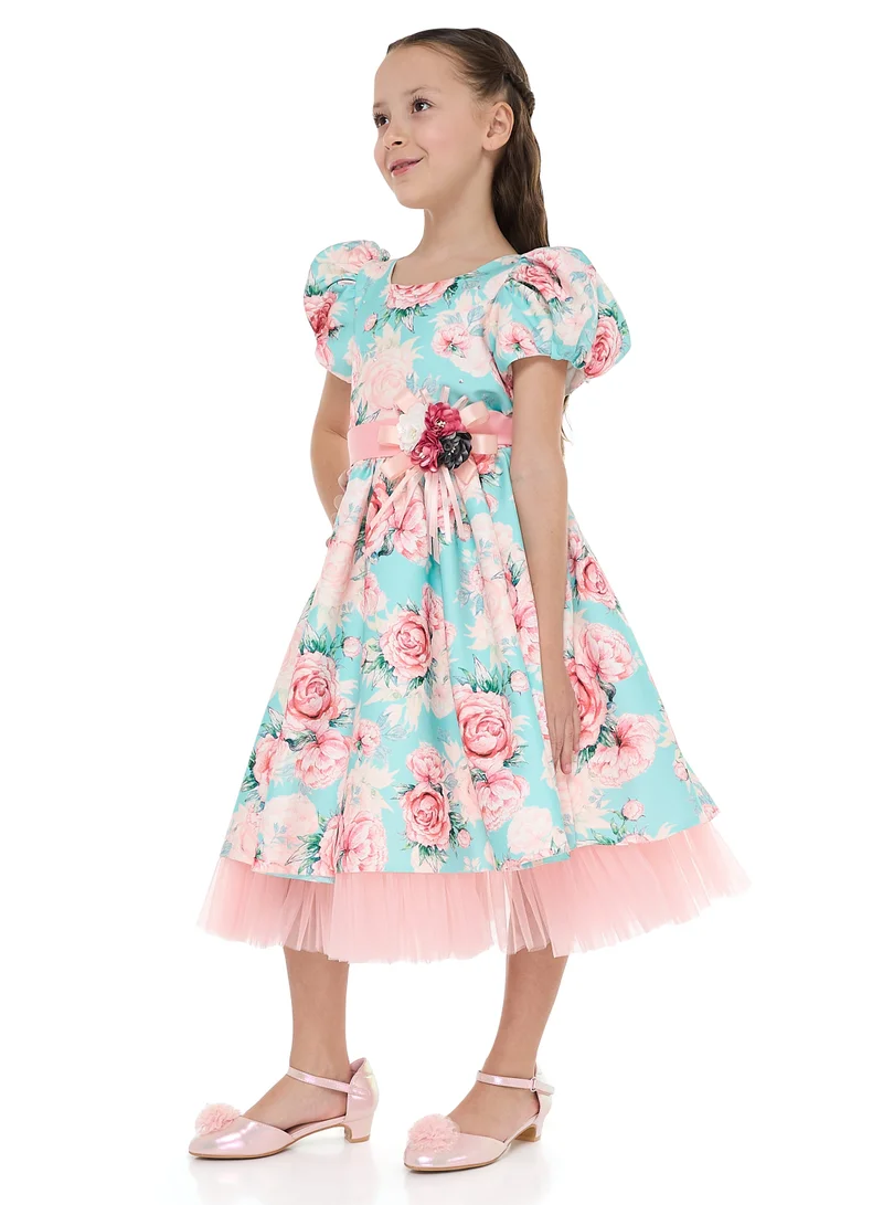 victor and jane Floral Print Dress