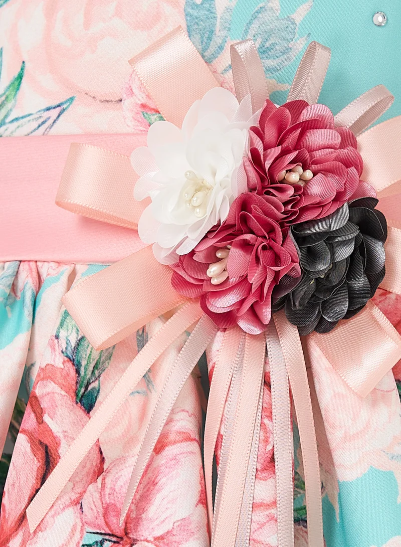 victor and jane Floral Print Dress