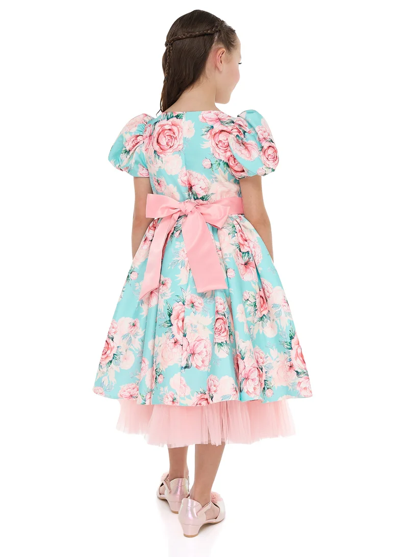 victor and jane Floral Print Dress