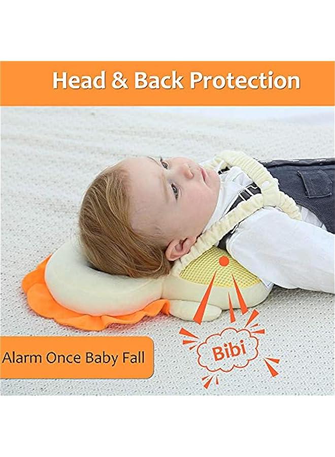 Gonice Head Safety Protector Pad for Baby Toddler Walker,Infant Talking Head Protection Backpack Cushion (Yellow Lion)  - Image 2