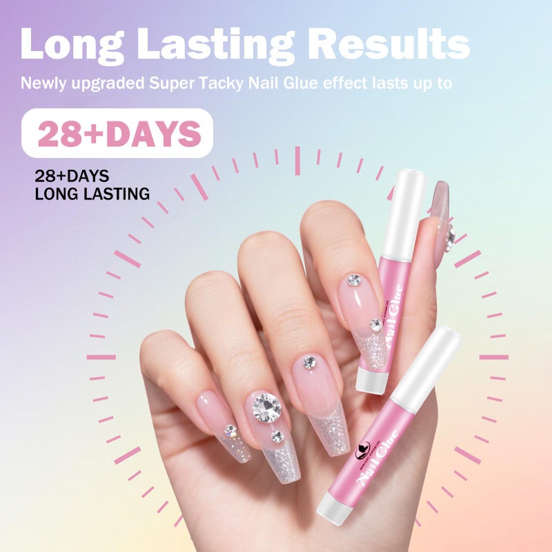 MAGIC ARMOR 15PCS Nail Glue for Acrylic Nails, Professional Nail Tip Glue for Fake Nails Broken Nails Adhesive Super Bond for Press on Nails Glues Adhesive for Fake Nails Tips Glues - Image 4