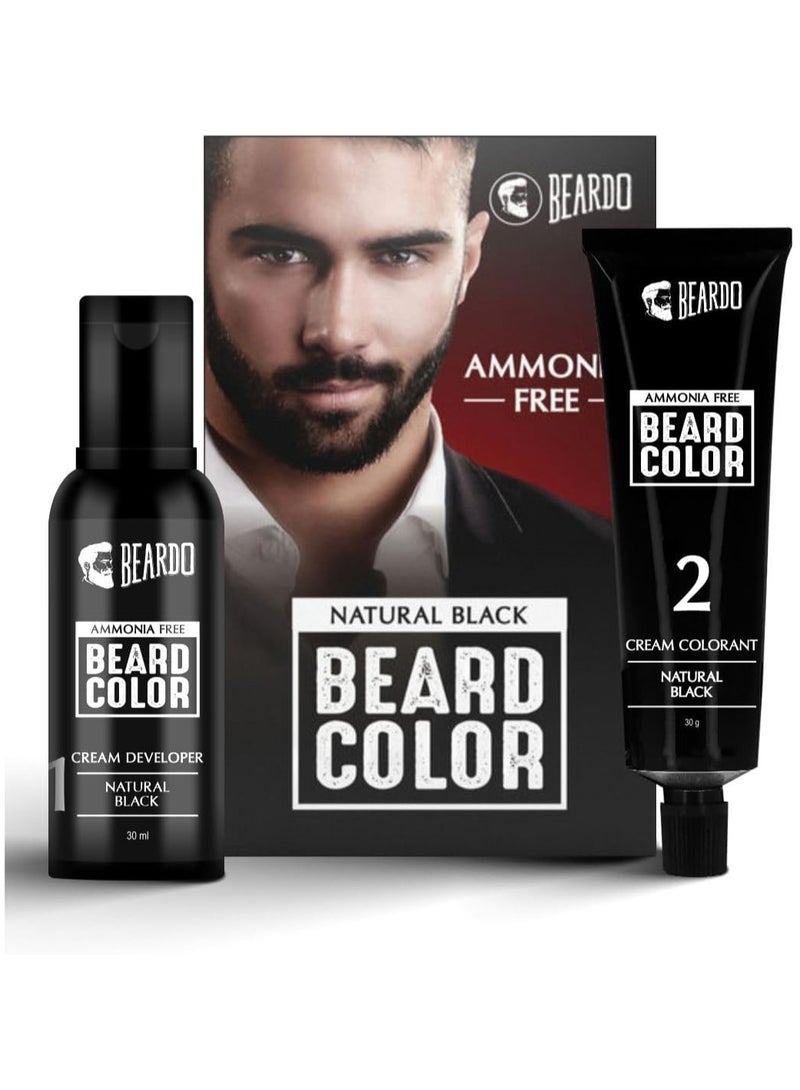 BEARDO Beard Color Black 60ml - Image 1
