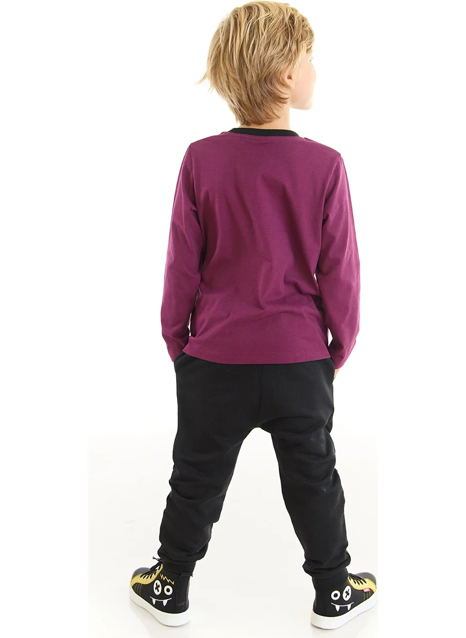 Denokids Lightning Mask Boy T-Shirt Pants Set