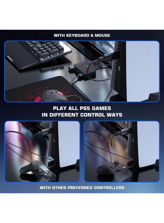 General Video Game Console GameSir VX Adapter PS5 Game Guide Keyboard And Mouse Control, Guide for Xbox Controller, Nintendo Switch Pro Controller, VX2 AimBox, VX2 Aimswitch  - Image 5