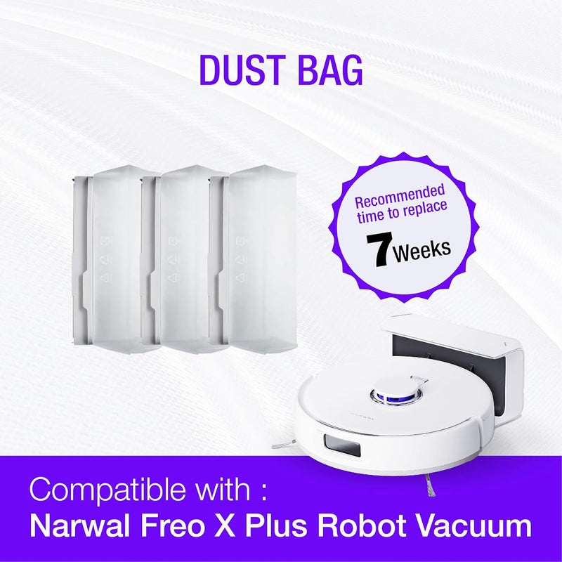 NARWAL Robot Vacuum and Mop Disposable Dust Bag Model Freo X Ultra Freo X Plus - Image 4