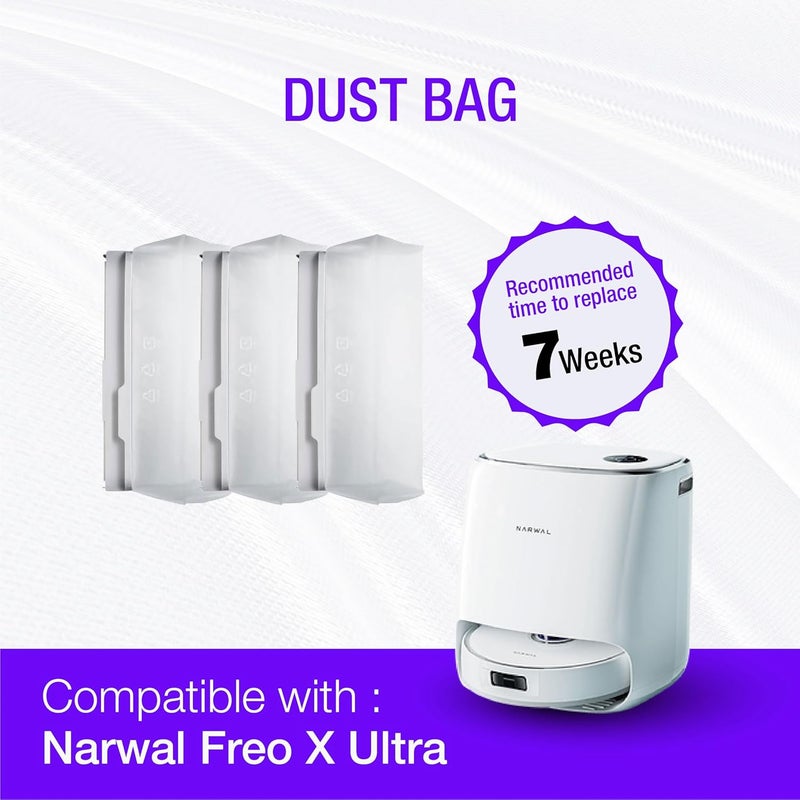 NARWAL Robot Vacuum and Mop Disposable Dust Bag Model Freo X Ultra Freo X Plus - Image 5