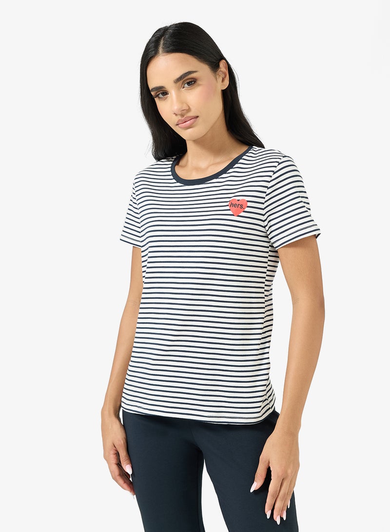 جينجر طقم بيجامة وتيشيرت مخطط - Image 3