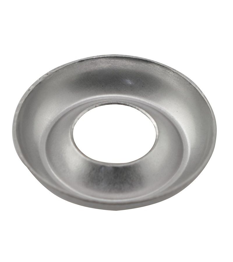 Countersunk Polishing Gasket Fisheye Gasket Countersunk Self Tapping Screw Concave Convex Gasket Hollow Bowl Shaped Gasket Silvery - Image 1