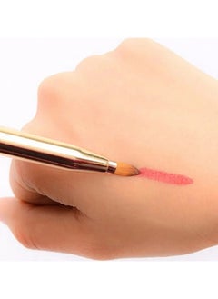 ORiTi Double Ended Lip Brush Makeup Tool for Eyeshadow, Concealer, Gloss, and Lipstick Application  - Image 3