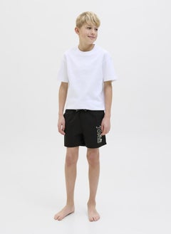 Jack & Jones Junior Kids Logo Swim Shorts  - Image 4