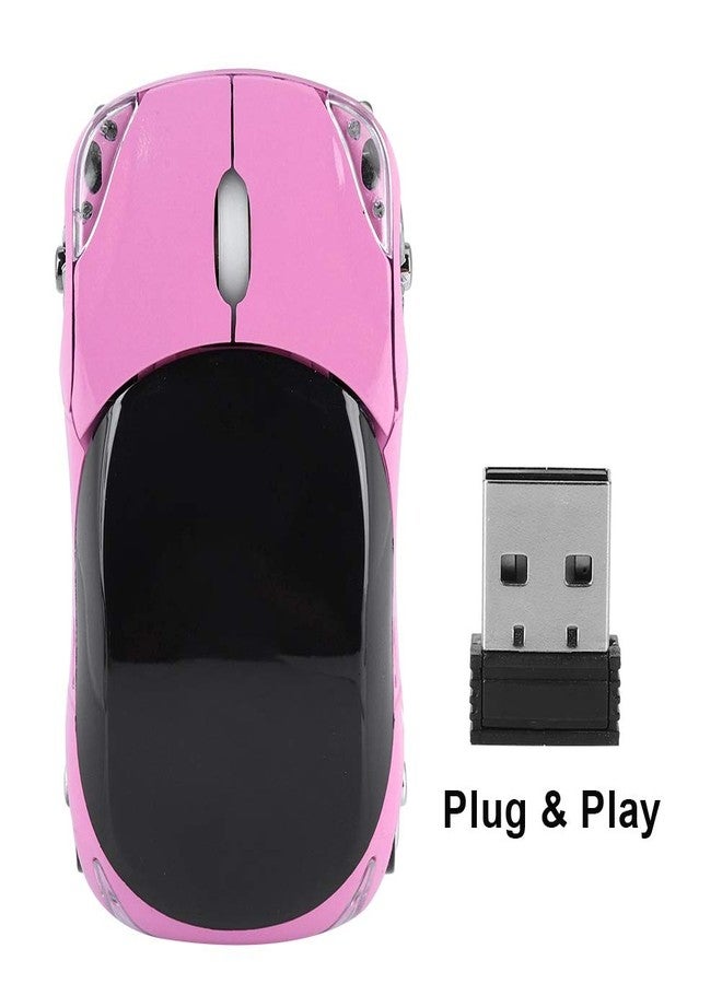 Lazmin Mouse, 2.4G Mouse Bluetooth Optical Mouse 1600DPI for Mac/ME/Windows PC/Tablet Gaming Office (Pink) - Image 3