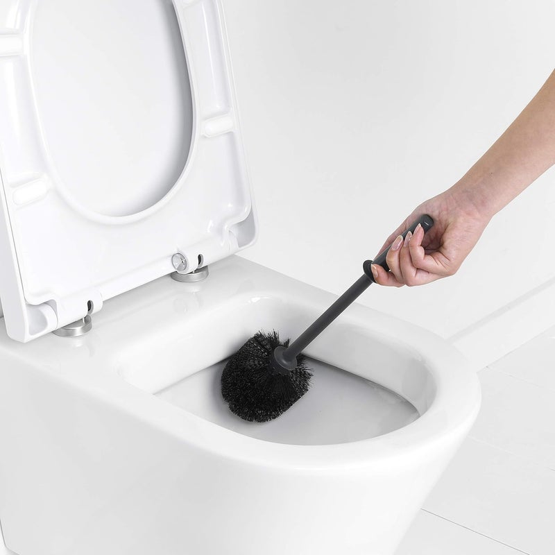 Brabantia ReNew Toilet Brush & Holder Set - Matt Black - Image 4