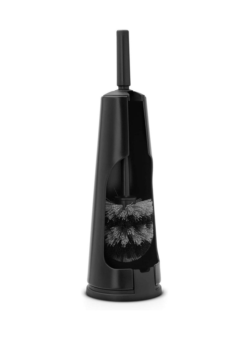 Brabantia ReNew Toilet Brush & Holder Set - Matt Black - Image 1
