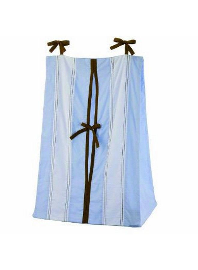 Bacati Metro Blue/Chocolate Diaper Stacker - Image 4