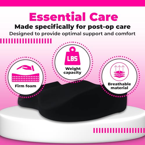 bombshell booty pillow BBL Pillow for Driving After Surgery, Dr-Approved Cojin BBL Pillow for Car Lifting Cushions, Booty Pillow for Brazilian Butt Lift, BBL Driving Pillow After Surgery, Almohada para BBL Sentarse - Image 4
