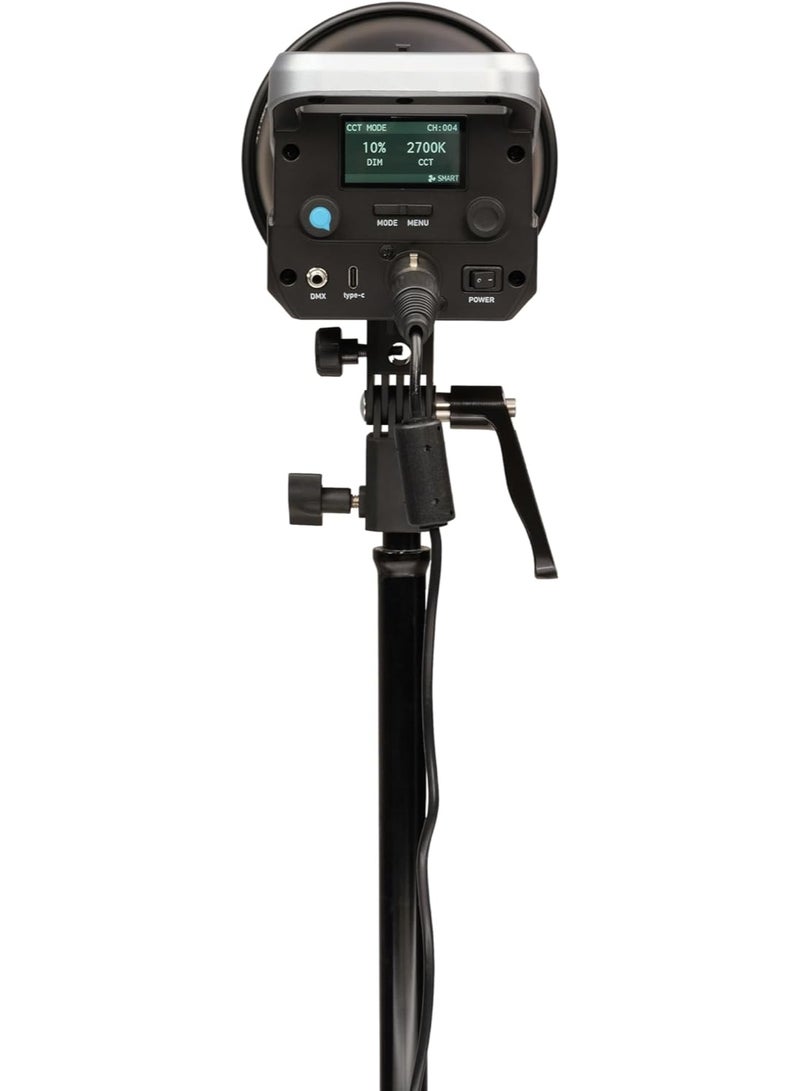 Nanlite FC-120B LED Bi-Color Spot Light – 120W CCT 2700-6500K, 17450 Lux at 1m, CRI 96/TLCI 98, AC & V-Mount Battery Power, Bowens Adapter, App & DMX Control, For Studio & Location Video - Image 4