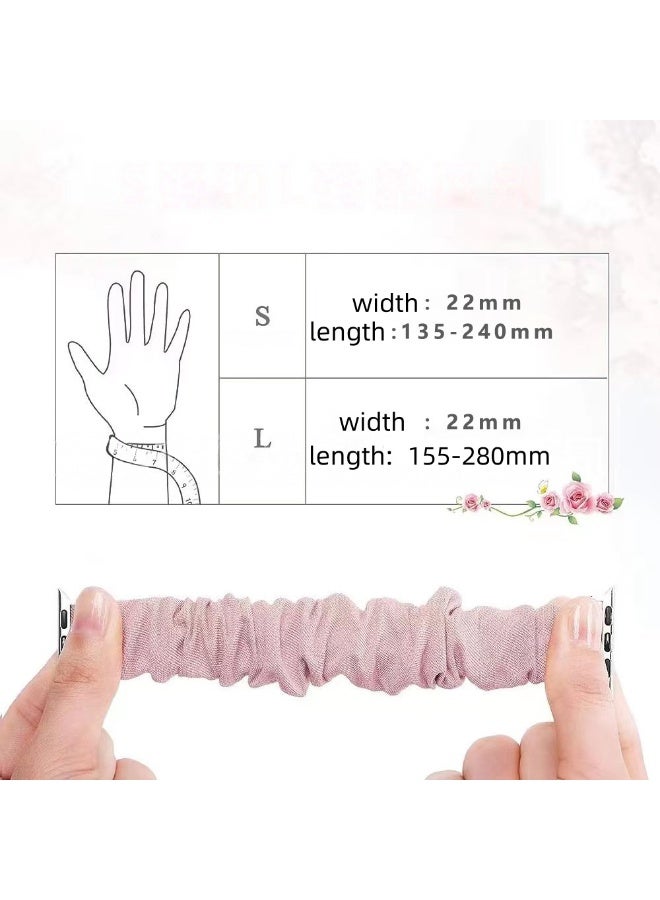 Yegni 3PCS Compatible with Apple Watch hairband elastic nylon watch band - Image 5