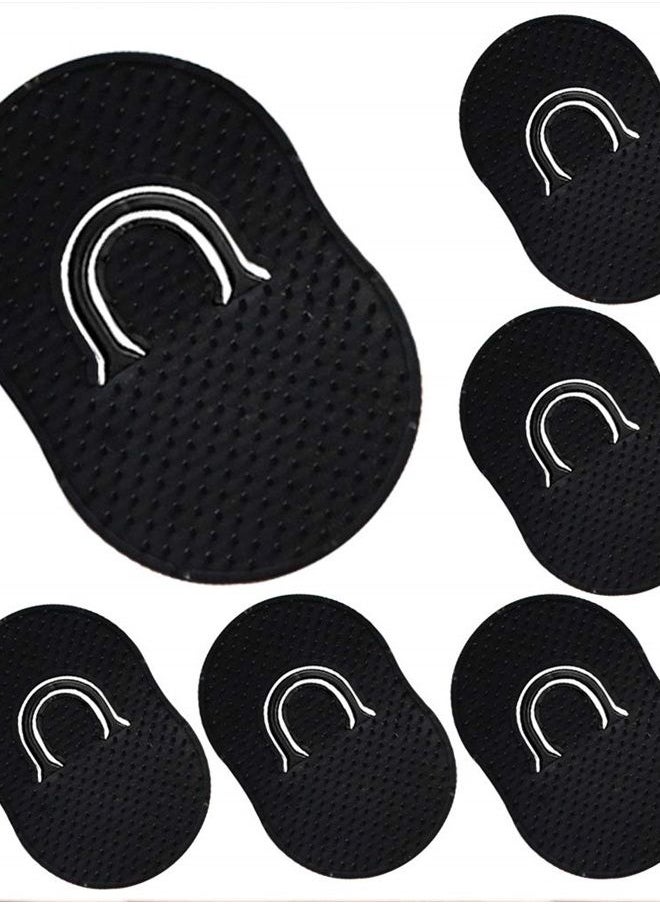 Vandorla - 6 PCS Pocket Palm Combs, Portable Mens Hair Brush, Shampoo Combs Pocket Scalp Massager Brush, Soft Palm Brush for Men Short Hair, Black - Image 1