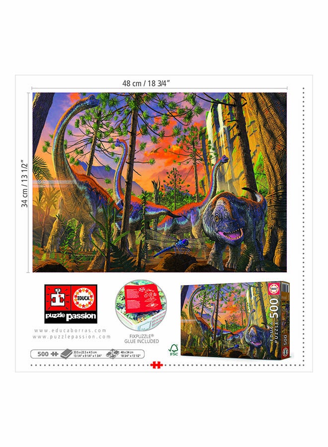 ايديوسا بازل عصر الديناصورات   500 قطعة - Image 4