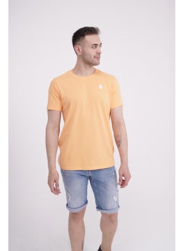 The Socks Company Puzzle Embroidered Crew Neck Orange Unisex T-Shirt  - Image 2