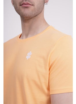 The Socks Company Puzzle Embroidered Crew Neck Orange Unisex T-Shirt  - Image 4