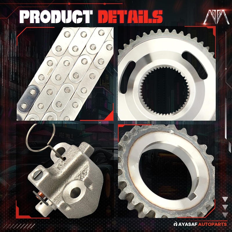 MAYASAF Engine Timing Chain Kit for Dodge, Jeep, and Mitsubishi Vehicles - Image 2