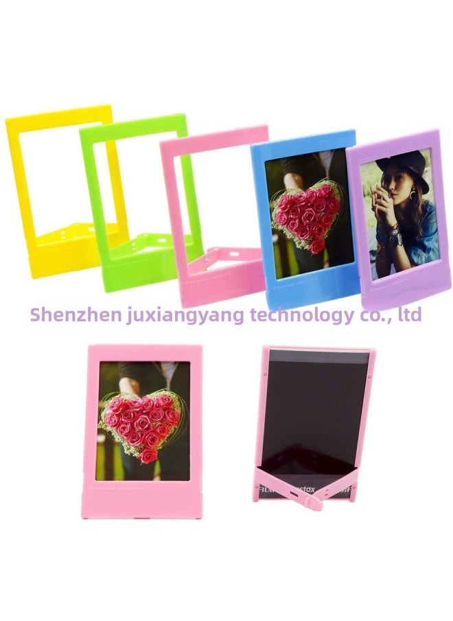 Generic Polaroid Camera Accessories 6-in-1 Suit Album/rope Color Photo Frame Black And White Photo Frame/Photo Sticker/photo Frame-Color:Cobalt Blue  - Image 5