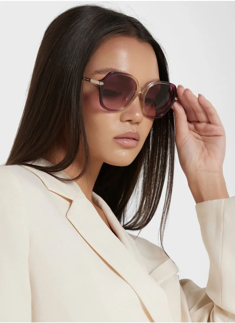 COACH 0Hc8377U Oversized Sunglasses