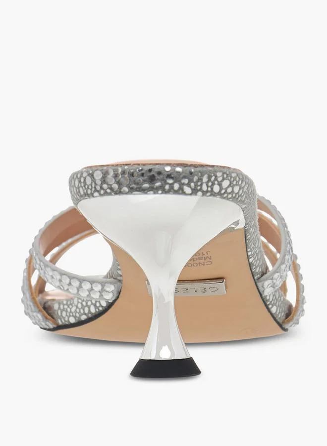 Celeste SILVER Sm-Ladiessandalsheel Sandalsheel Sandals for Women | Best Price UAE