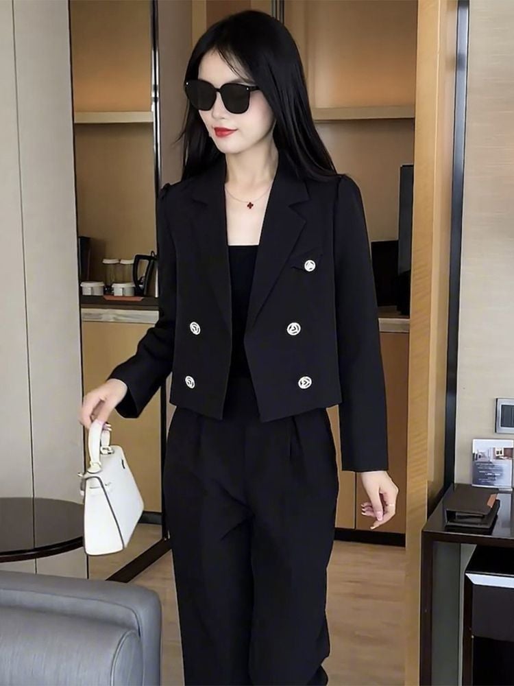 High-End Suit Suit Women'S 2024 Autumn New This Year'S Popular Professional Temperament Leisure Fashionable Suit Two-Piece - Image 1