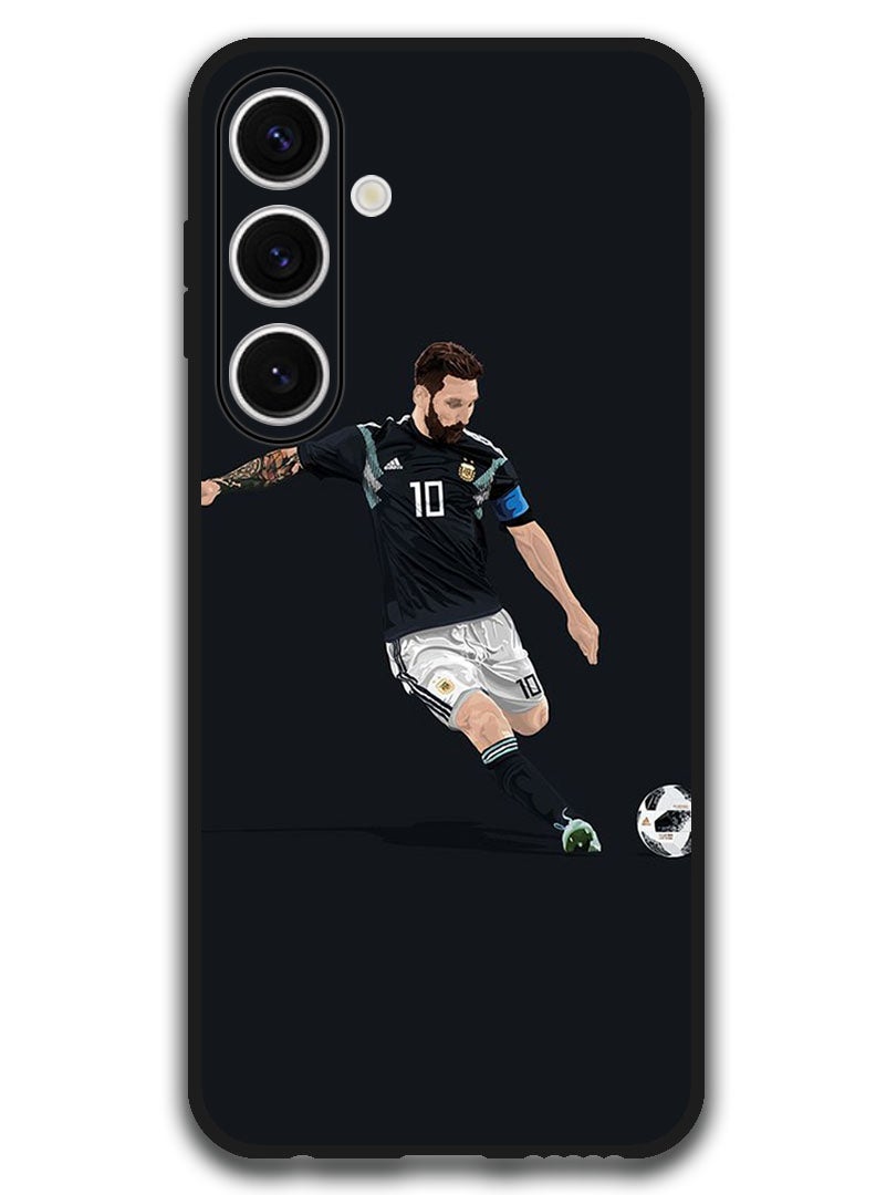Theodor Protective Case Anti Scratch Shock Proof Bumper Cover For Samsung Galaxy S24 FE Messi - Image 1