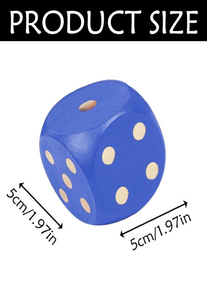 BdelrinQue Blue Dice Cube, Big Dice, Dices, Backyard Gathering, Camping Trip, Educational Activities, Family Entertainment - Image 2