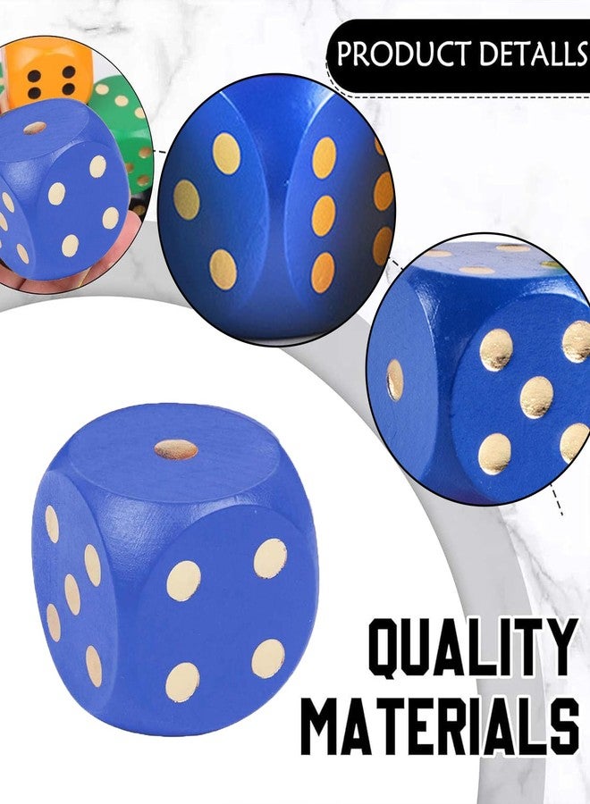 BdelrinQue Blue Dice Cube, Big Dice, Dices, Backyard Gathering, Camping Trip, Educational Activities, Family Entertainment - Image 3
