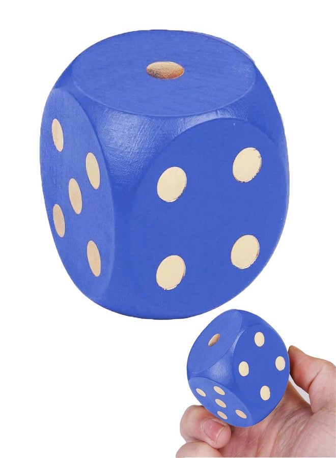 BdelrinQue Blue Dice Cube, Big Dice, Dices, Backyard Gathering, Camping Trip, Educational Activities, Family Entertainment - Image 1