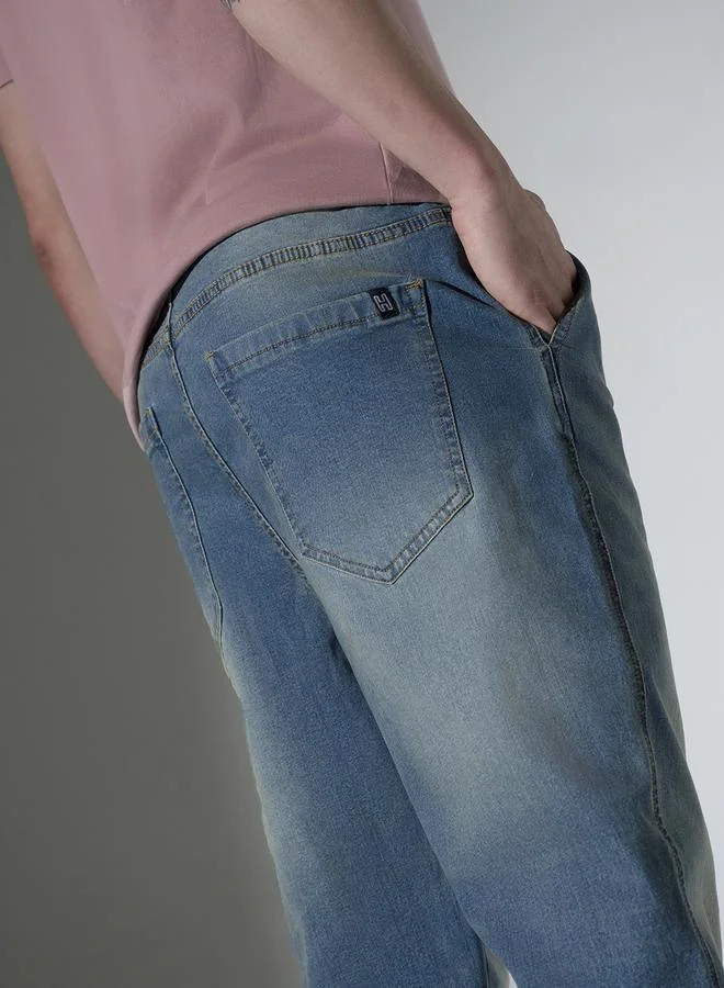 Hubberholme Blue Jeans For Men