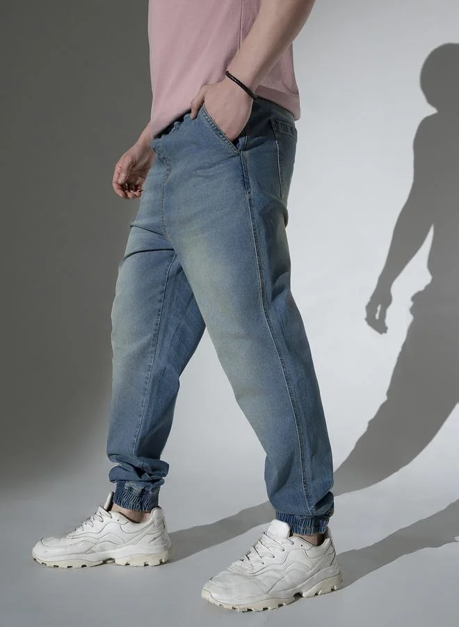 Hubberholme Blue Jeans For Men