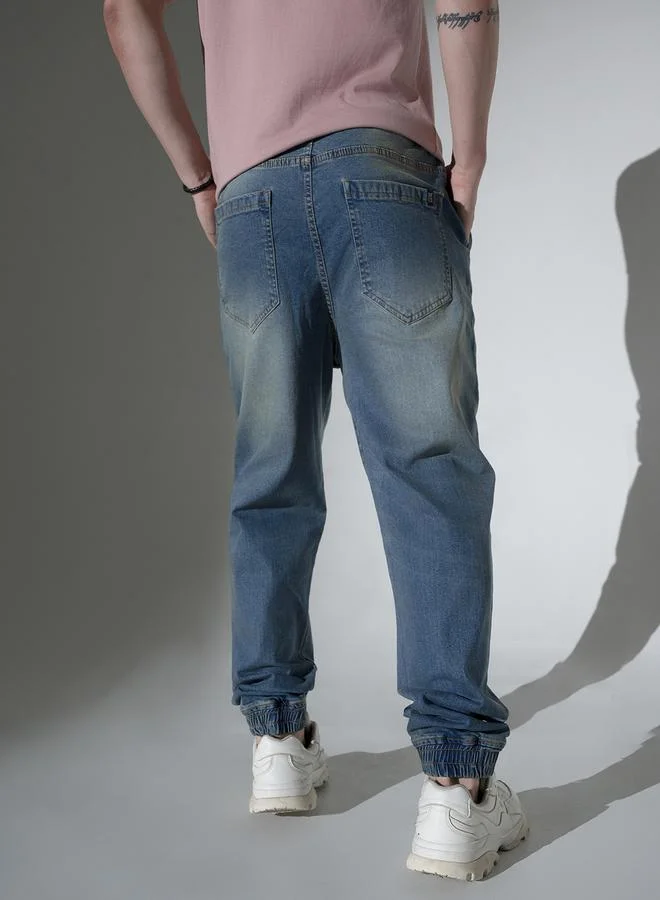 Hubberholme Blue Jeans For Men
