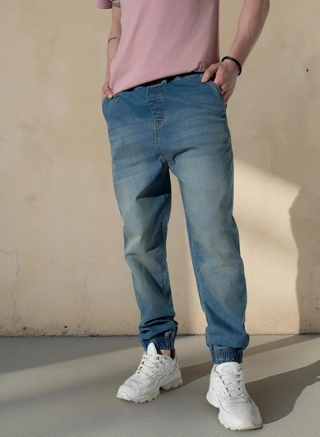 Hubberholme Blue Jeans For Men