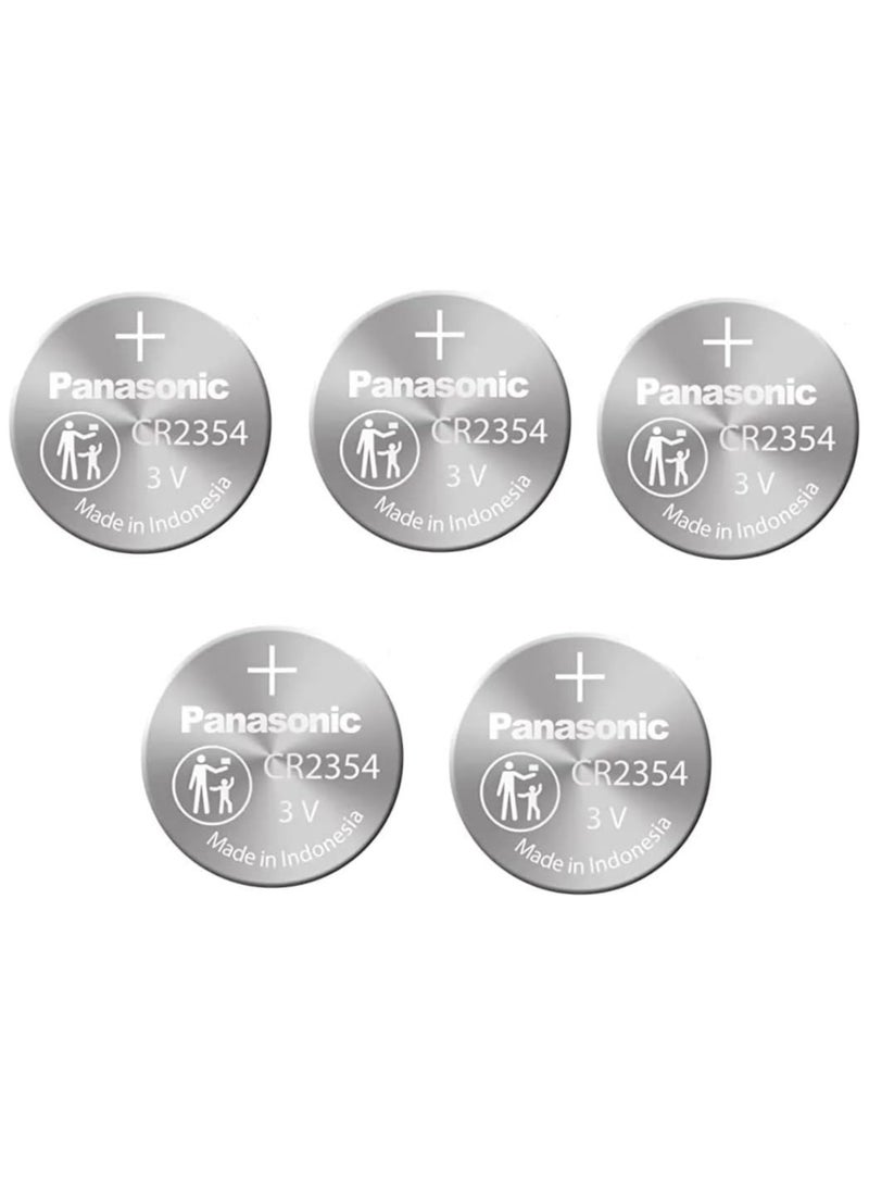 Panasonic 5-Pieces Panasonic CR2354 Lithium 3V Indonesia Batteries